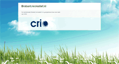 Desktop Screenshot of brabant.recreatief.nl