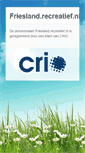 Mobile Screenshot of friesland.recreatief.nl