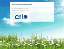 Tablet Screenshot of overijssel.recreatief.nl