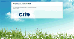 Desktop Screenshot of groningen.recreatief.nl