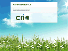 Tablet Screenshot of kasteel.recreatief.nl