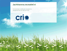 Tablet Screenshot of jachthavens.recreatief.nl