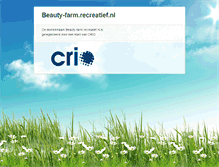 Tablet Screenshot of beauty-farm.recreatief.nl